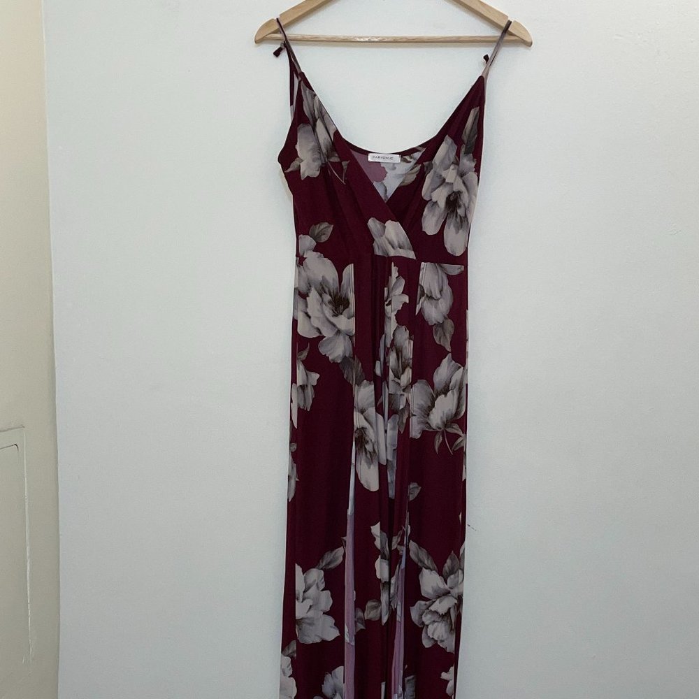 parvenue front slit pants